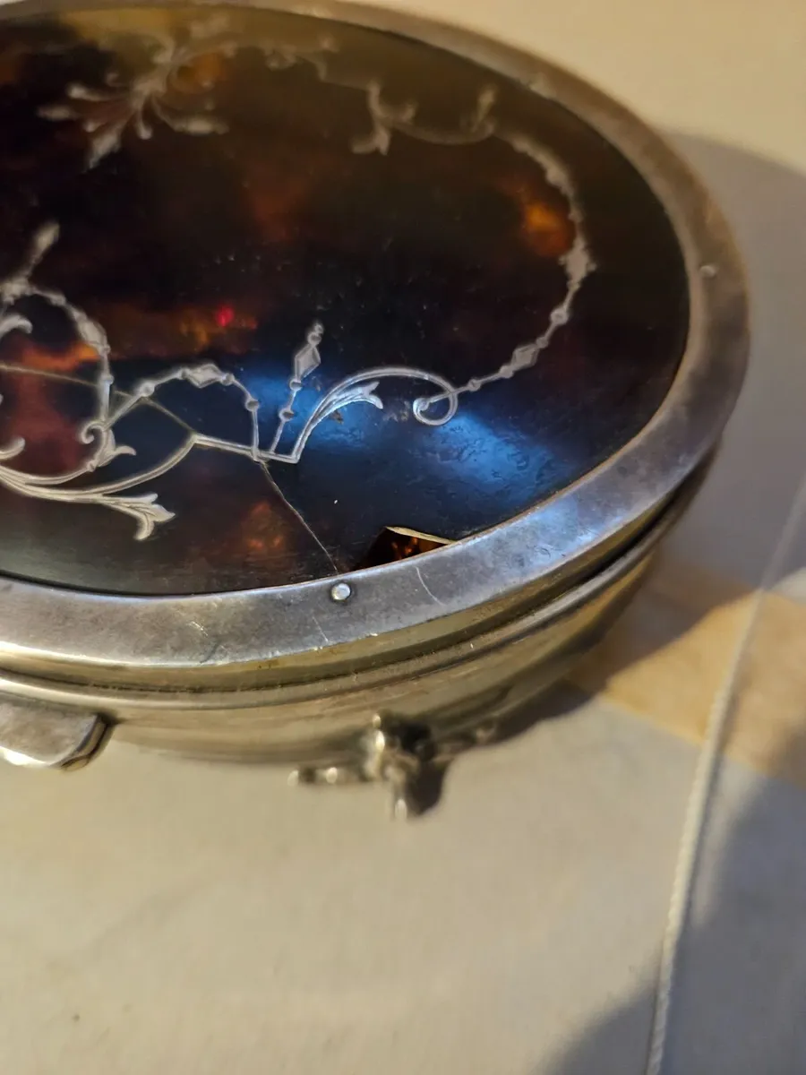 Vintage Antique Jewellery Box - Image 2