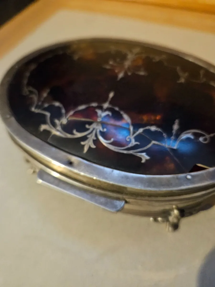 Vintage Antique Jewellery Box - Image 3