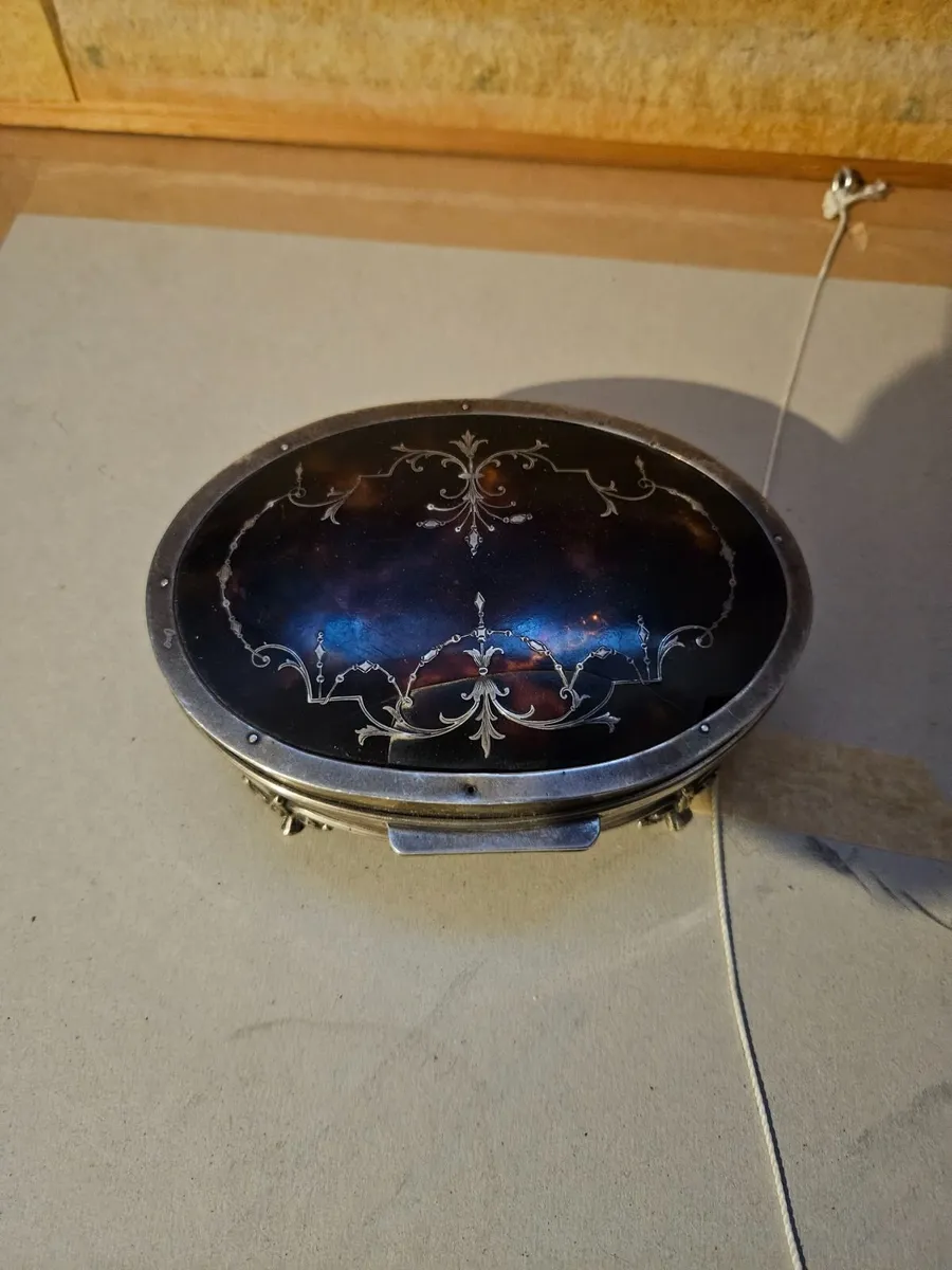 Vintage Antique Jewellery Box - Image 1