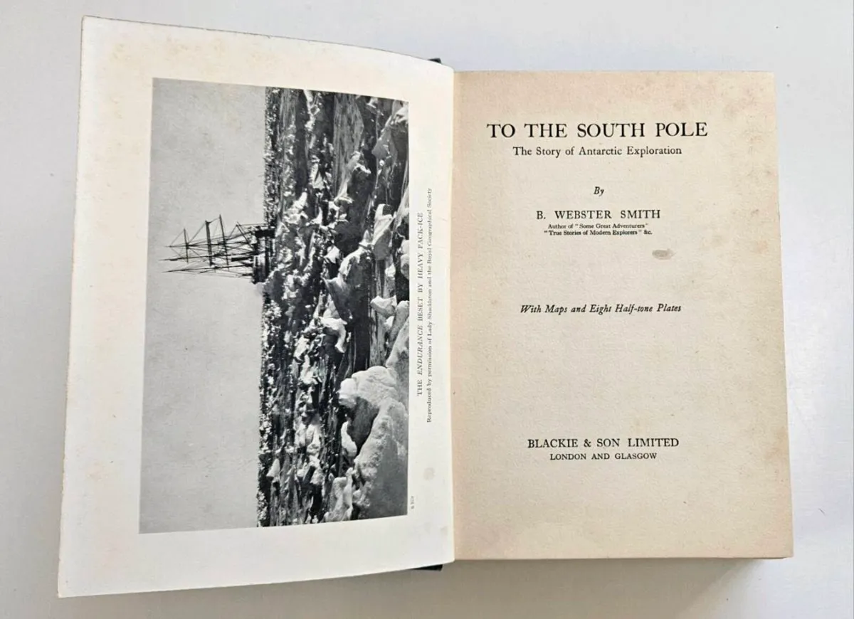 To the South Pole (1937) - Polar Exploration Book - Image 4