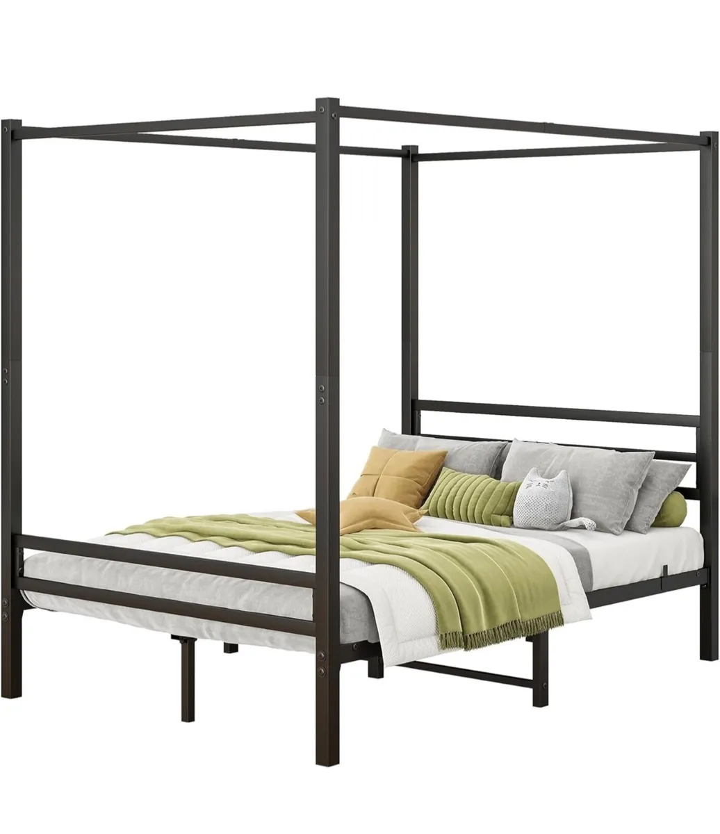 4FT6 Double Canopy Bed Frame - Image 3