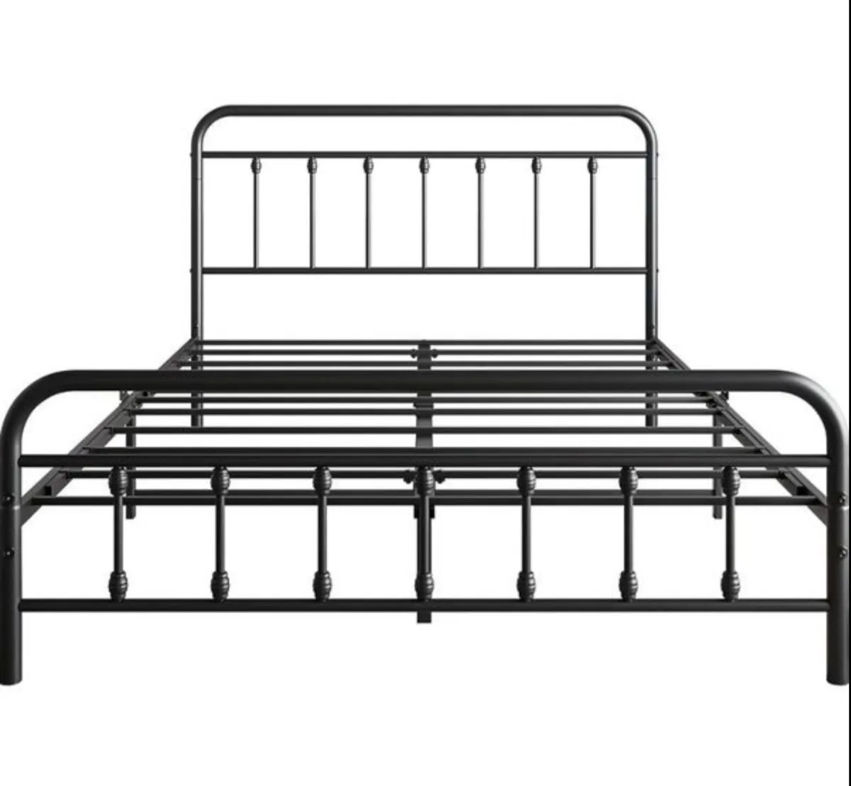 King Size Bed Frame with Headboard and Footboard/U - Image 3