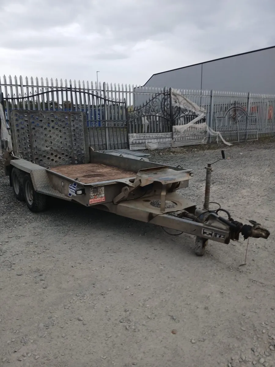 2018 Ifor Williams 3.5T beavertail plant trailer - Image 1