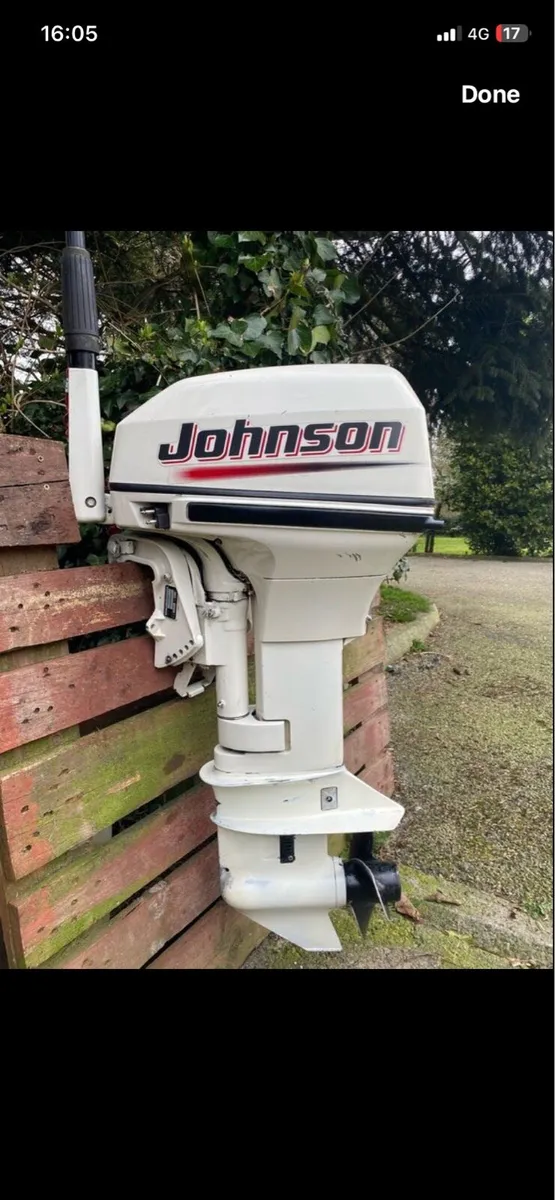 Johnson 15hp outboard - Image 1