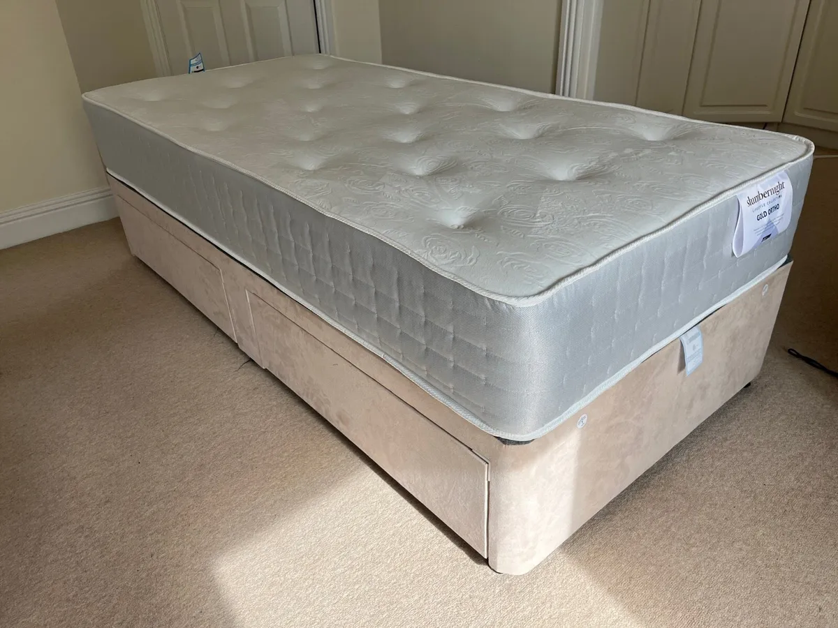 Single Divan Bed and Mattress - Image 1
