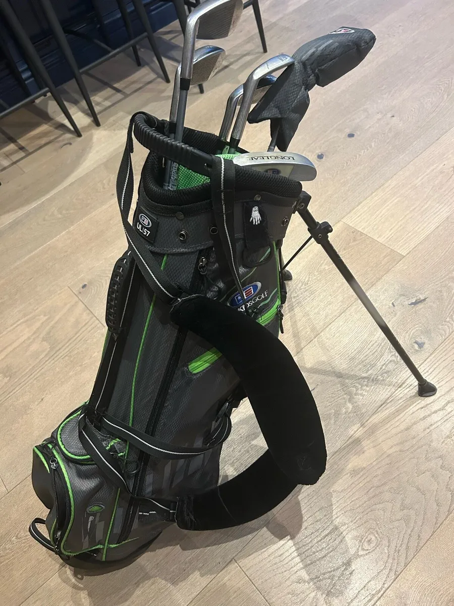 Us kids green golf club set 6 clubs - Image 1