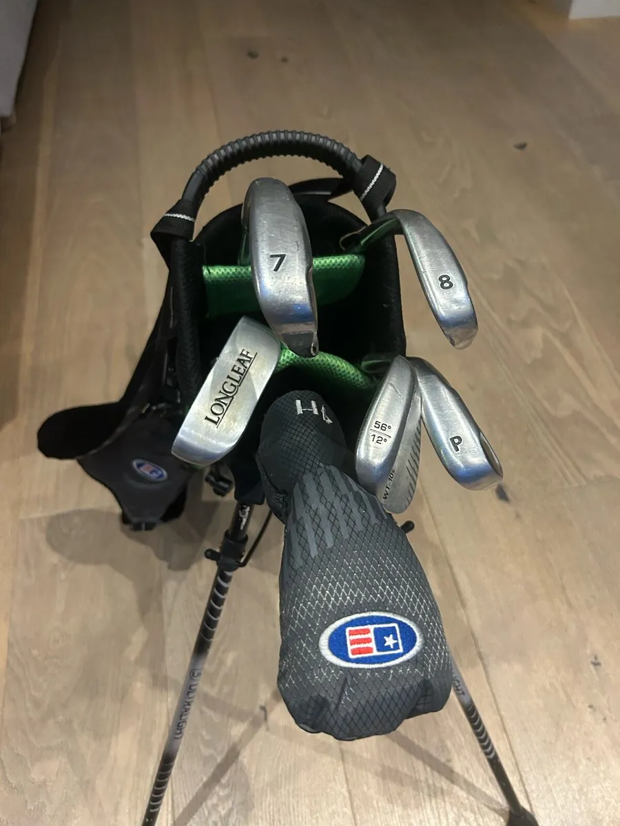 Us kids green golf club set 6 clubs - Image 2