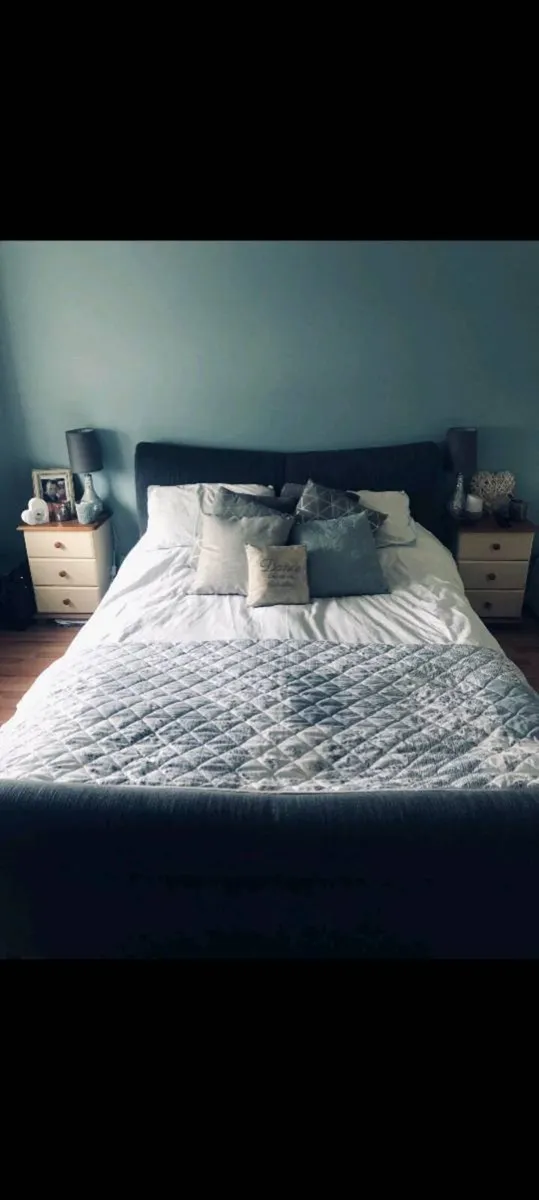 Sleigh bed frame - Image 4