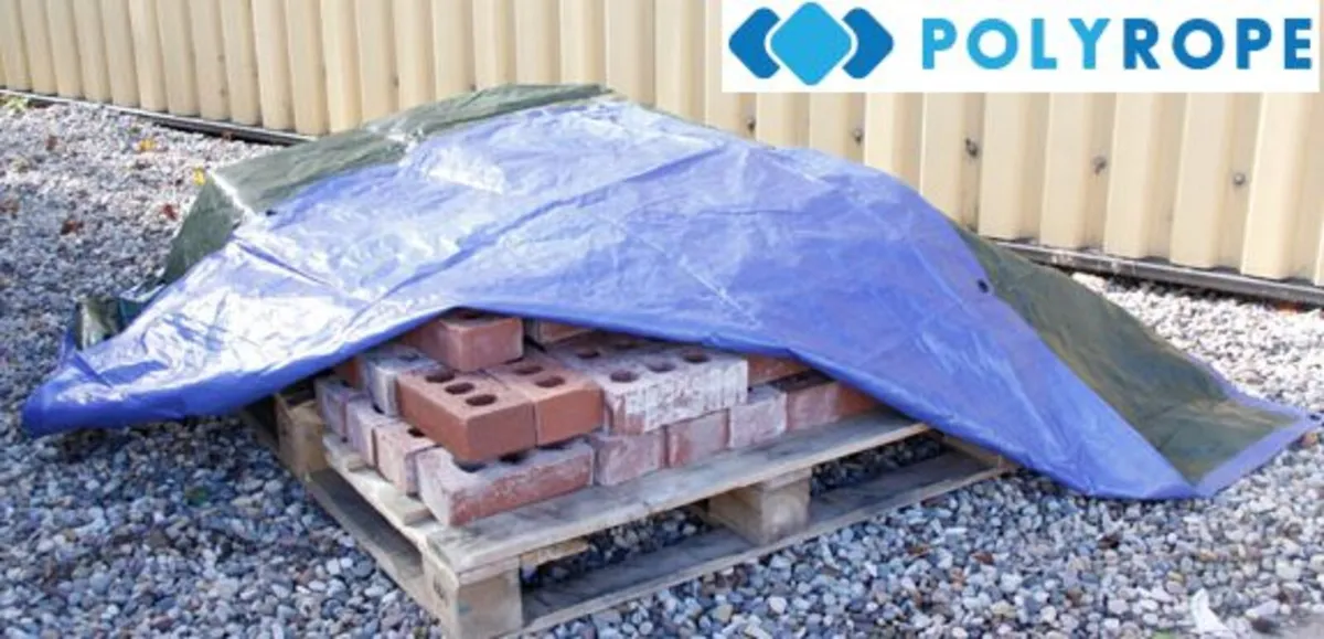 Roof Building construction heavy tarpaulin cover - Image 2