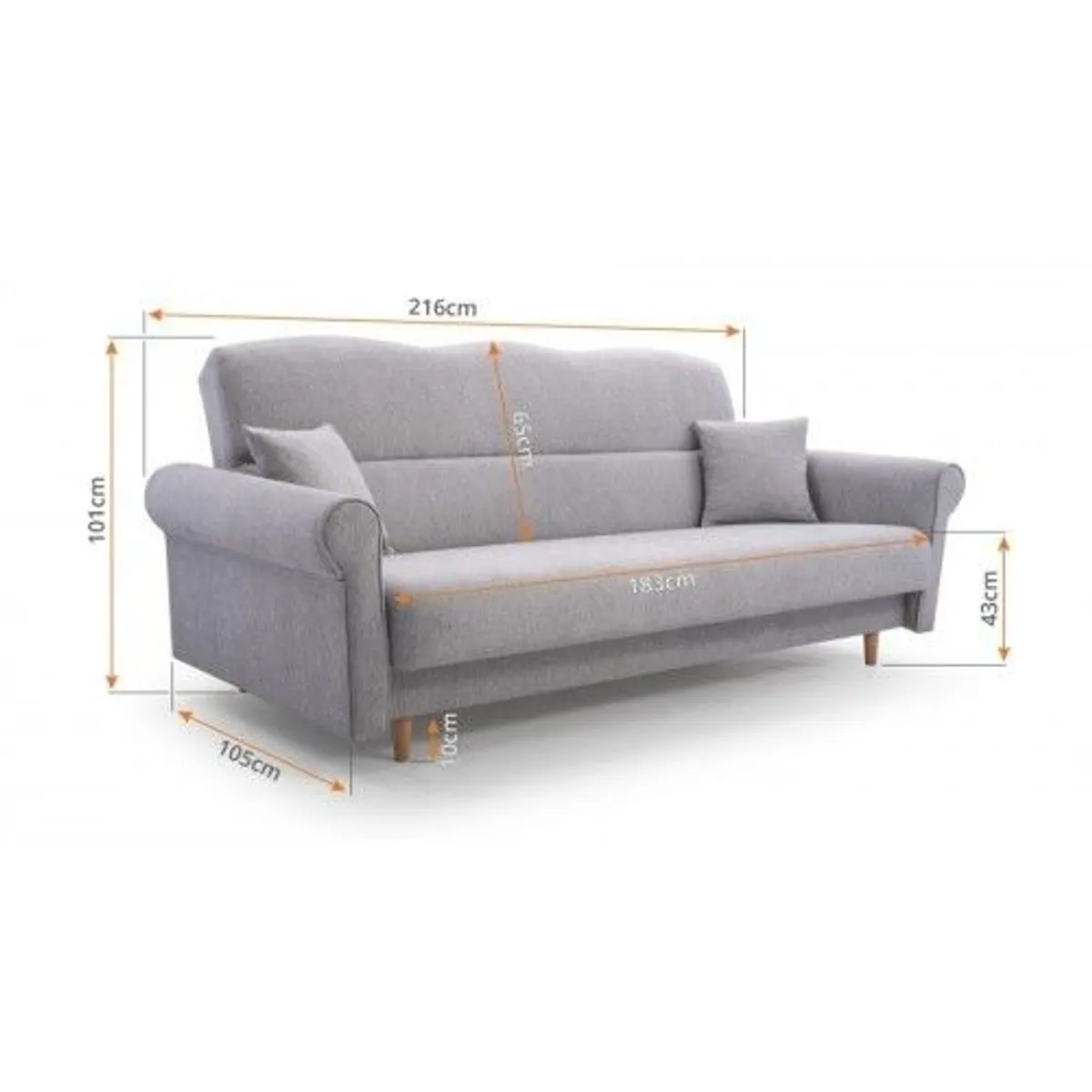 Sofa Bed LOFT 3 Free Delivery - Image 4