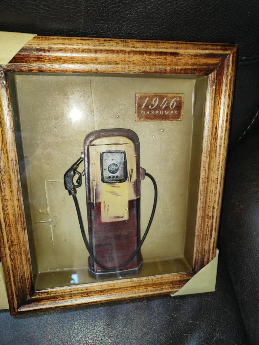 Vintage gas pump frames - Image 3