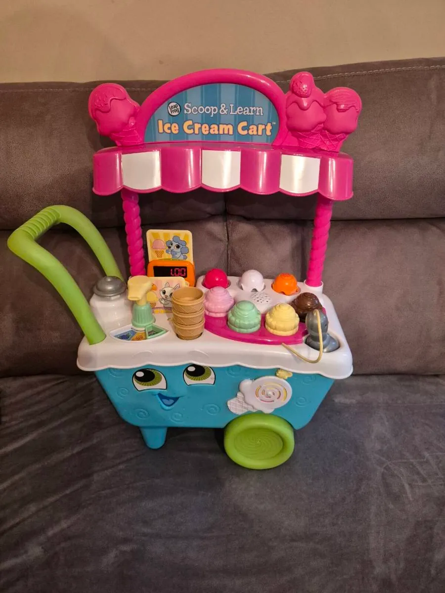 Leap frog scoop and learn ice cream cart