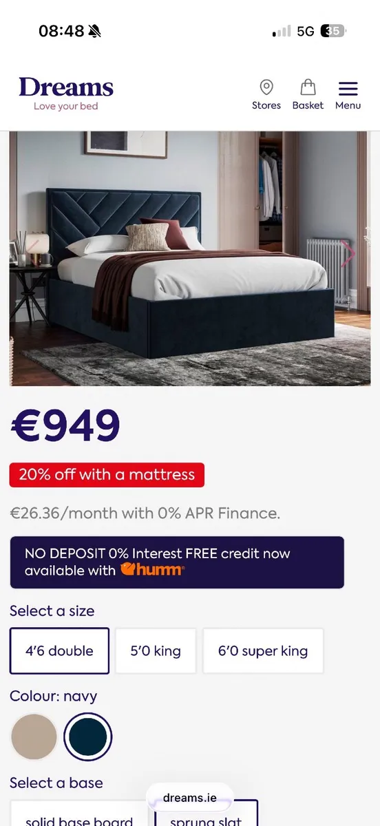 Divan Bed with storage in perfect condition - Image 4