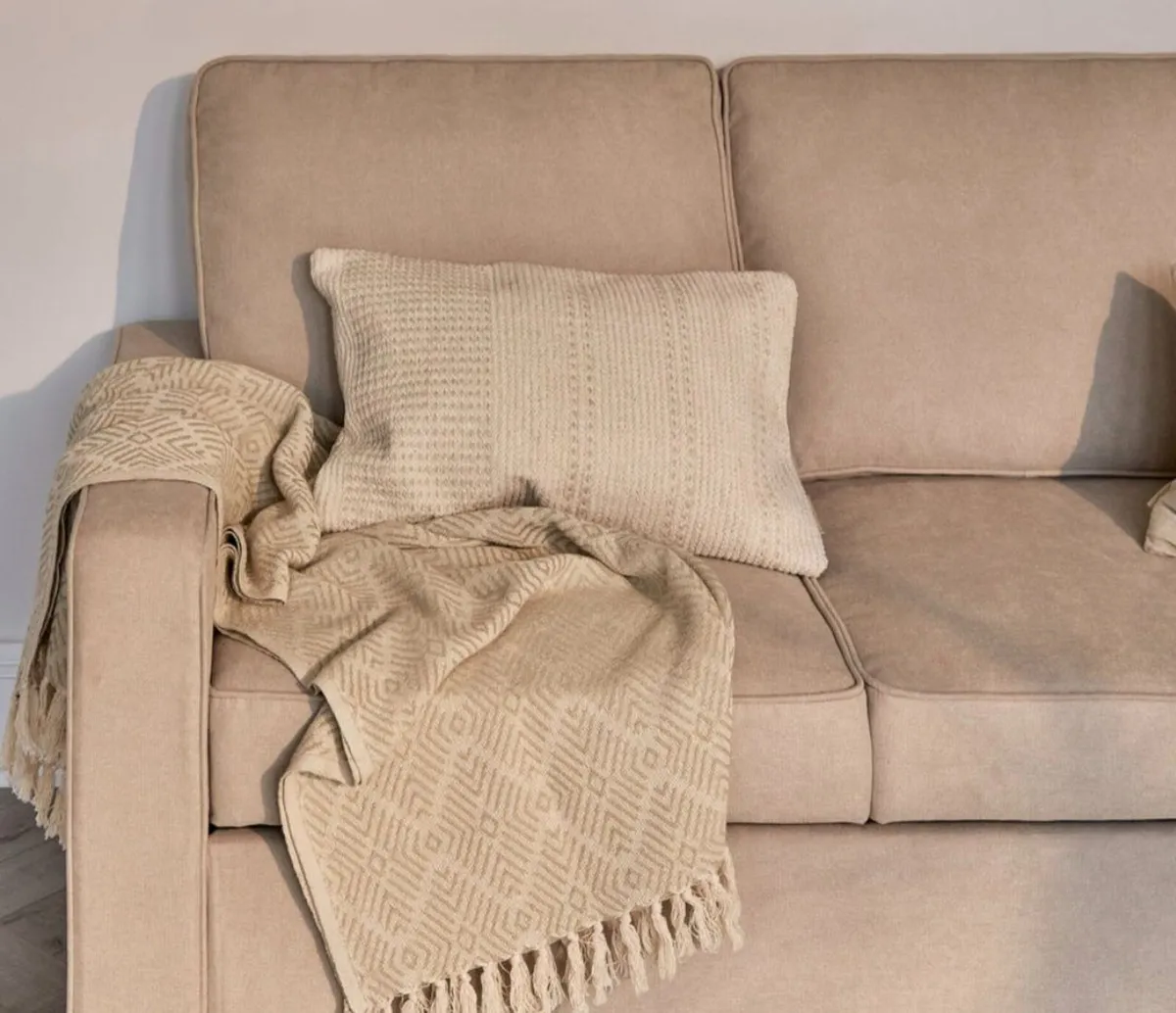 Hugo Corner Sofa Bed with Storage - Taupe - Image 4