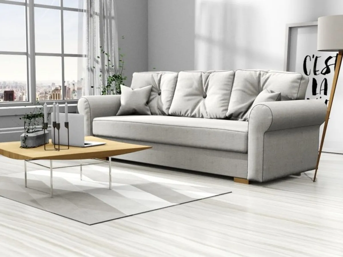 Sofa Bed Lion. Storage box EASY CLEAN fabrics easy to unfold FREE delivery - Image 2