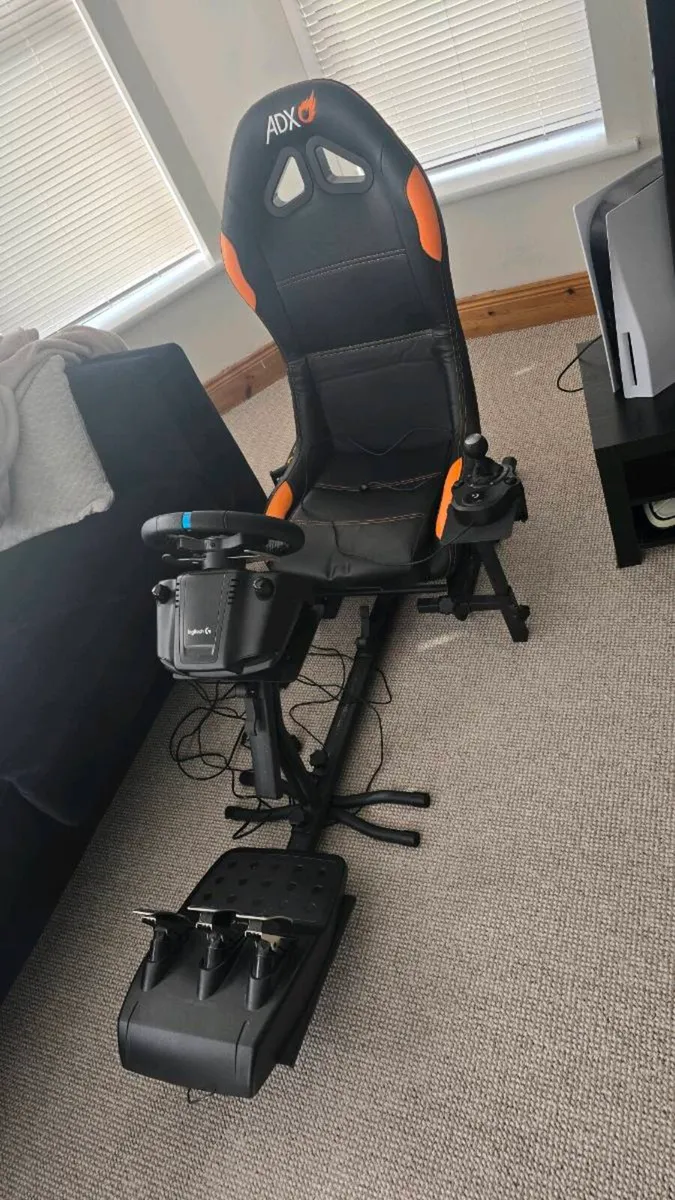 Logitech G29 PS5 Wheel and Seat - Image 1