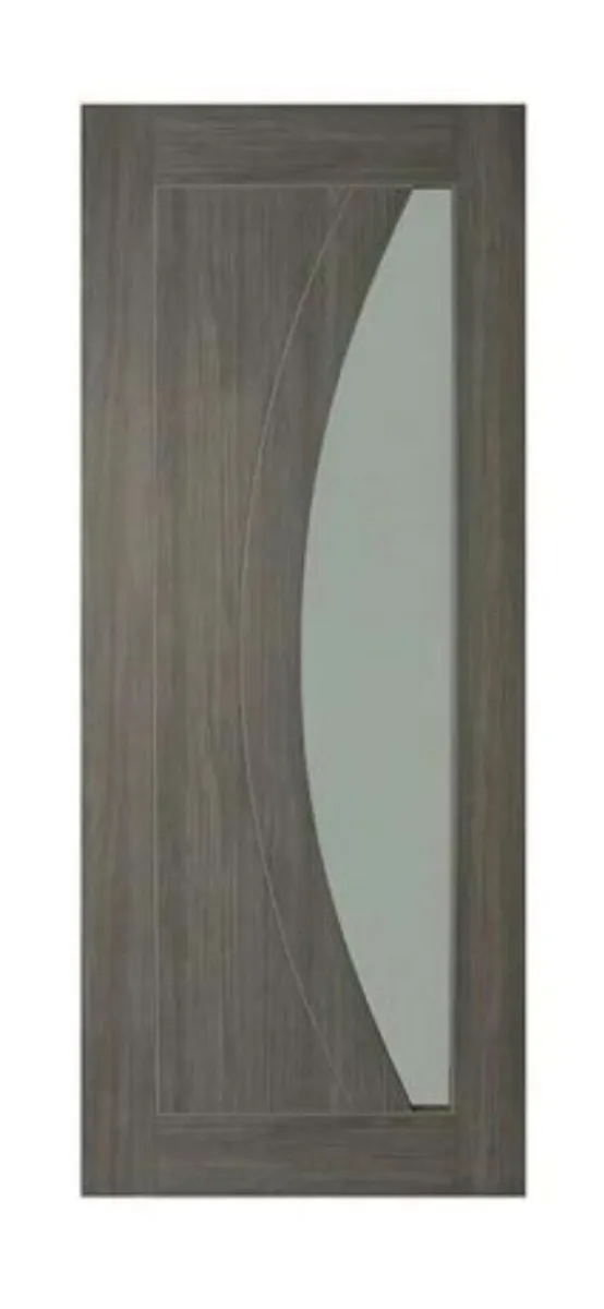 Daiken Grey Curved Glass Door 80x32 - Image 2