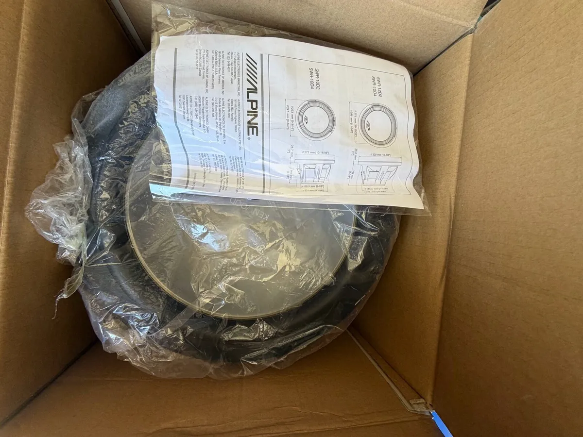 2 Brand new Alpine subwoofer - Image 4