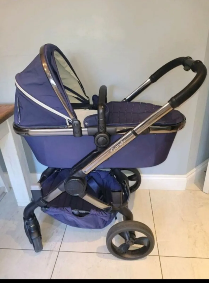 icandy peach pram and buggy combo with adapters fo - Image 2