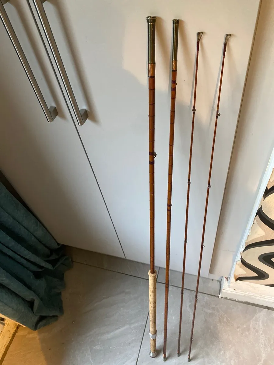 Hardy palakona 12' 6" split cane salmon rod - Image 3