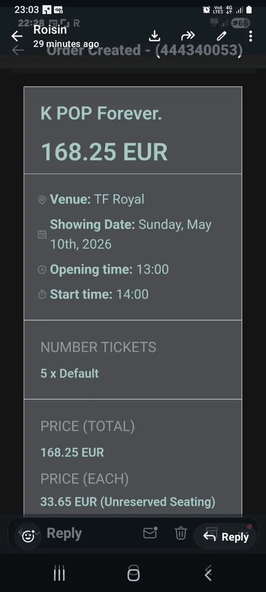 Concert tickets - Image 1