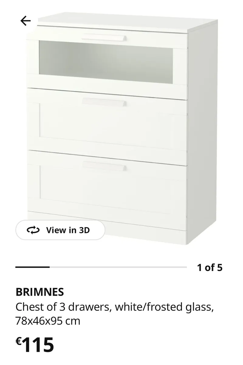 Ikea Chest drawers - Image 3