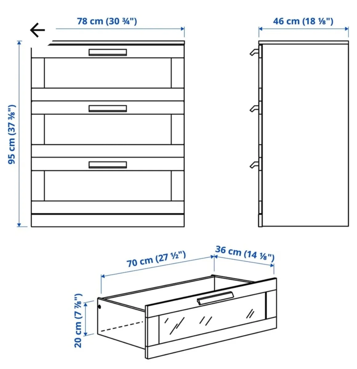 Ikea Chest drawers - Image 4