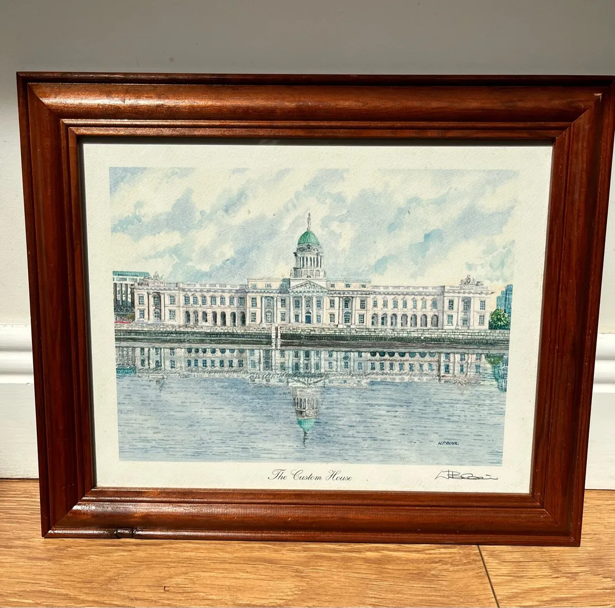 Watercolour of Custom House Dublin - Image 1