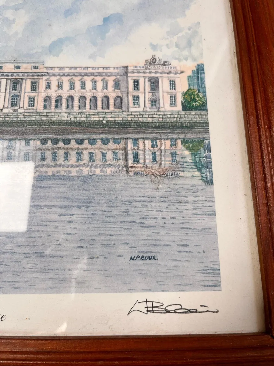 Watercolour of Custom House Dublin - Image 2