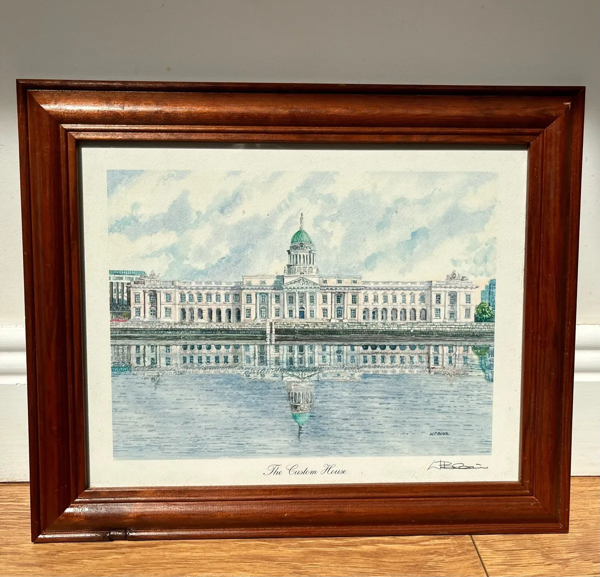 Watercolour of Custom House Dublin - Image 3