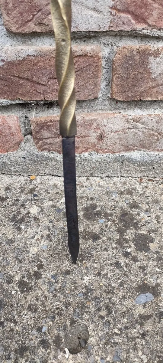 Hand forged fire poker - Image 4