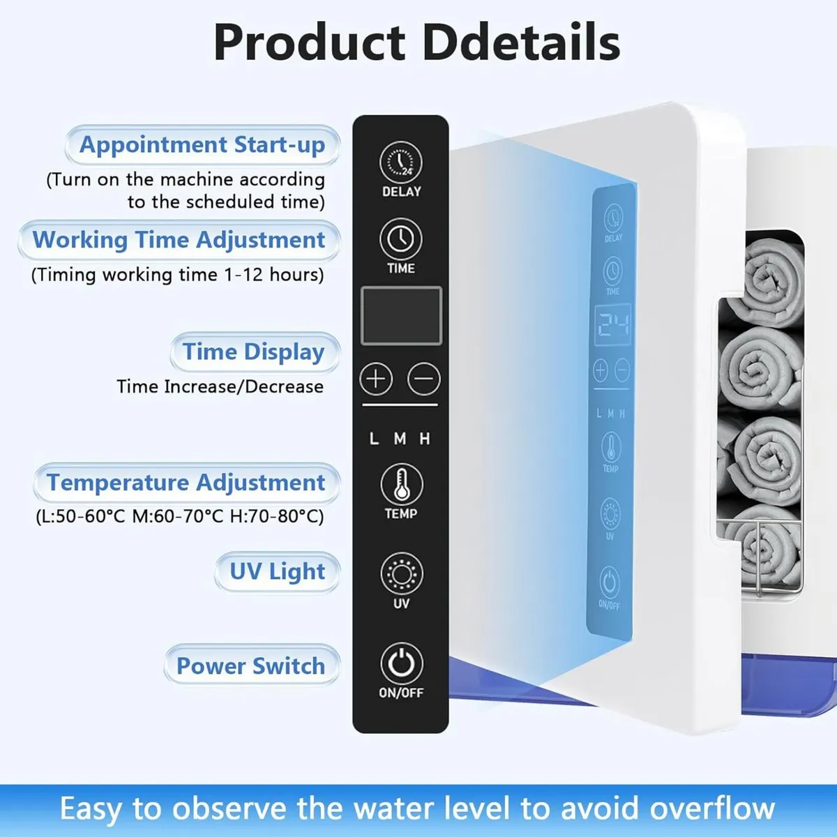 Towel Warmer Heater Cabinet Heated Steamer Quick - Image 3