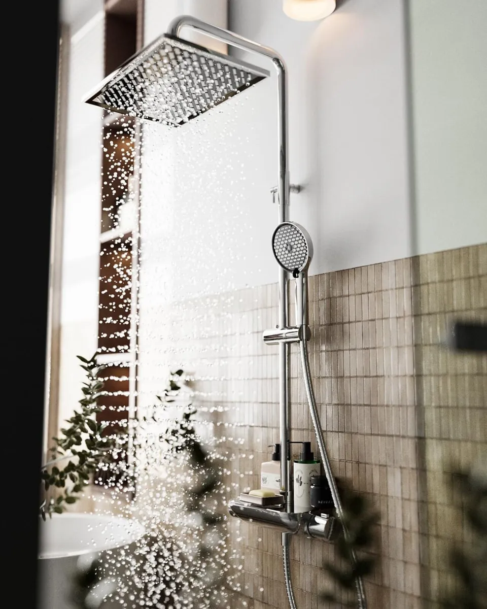 Thermostatic Shower Mixer Set with 12 Square - Image 2
