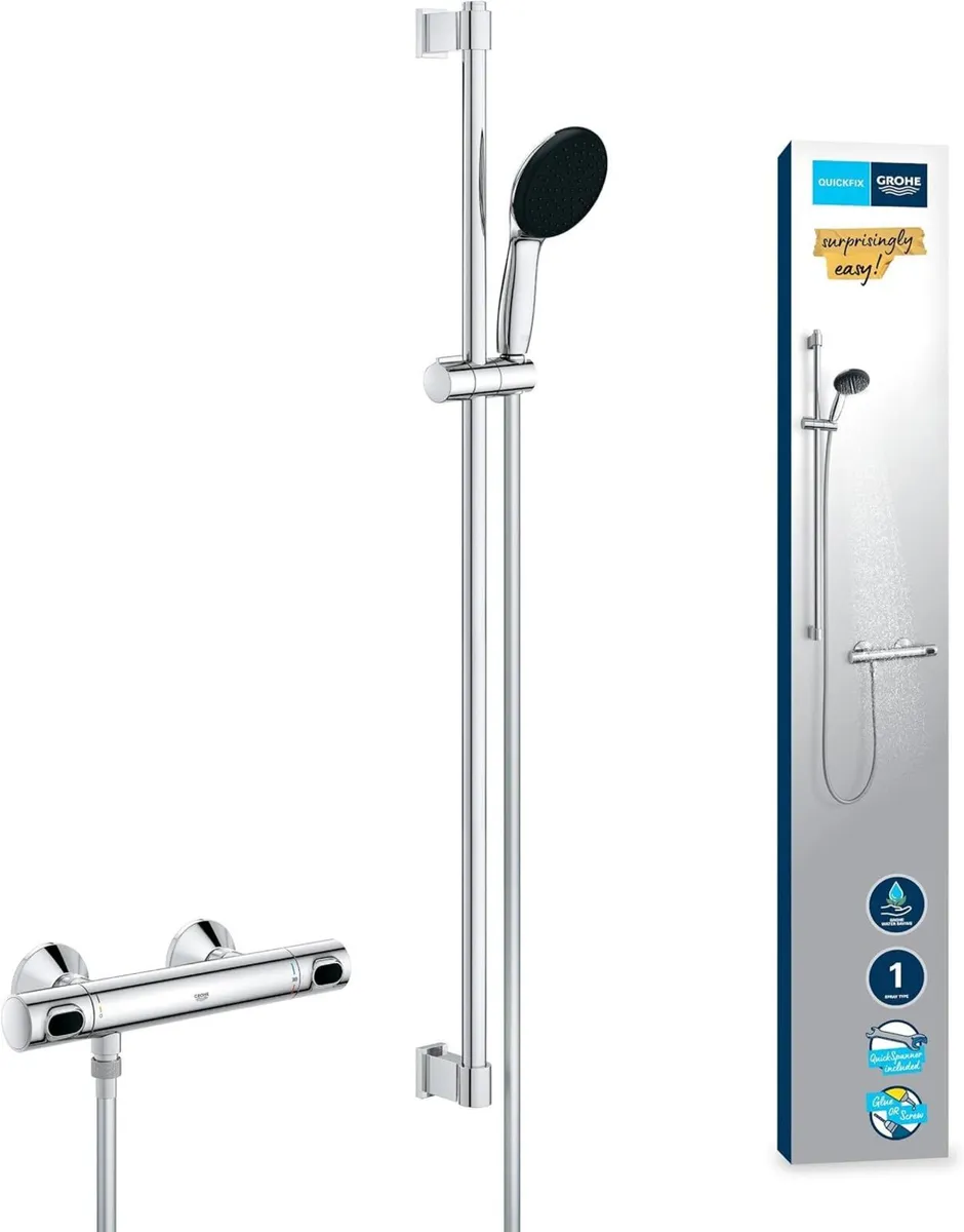 Precision Flow - Exposed Thermostatic Shower Set - Image 1