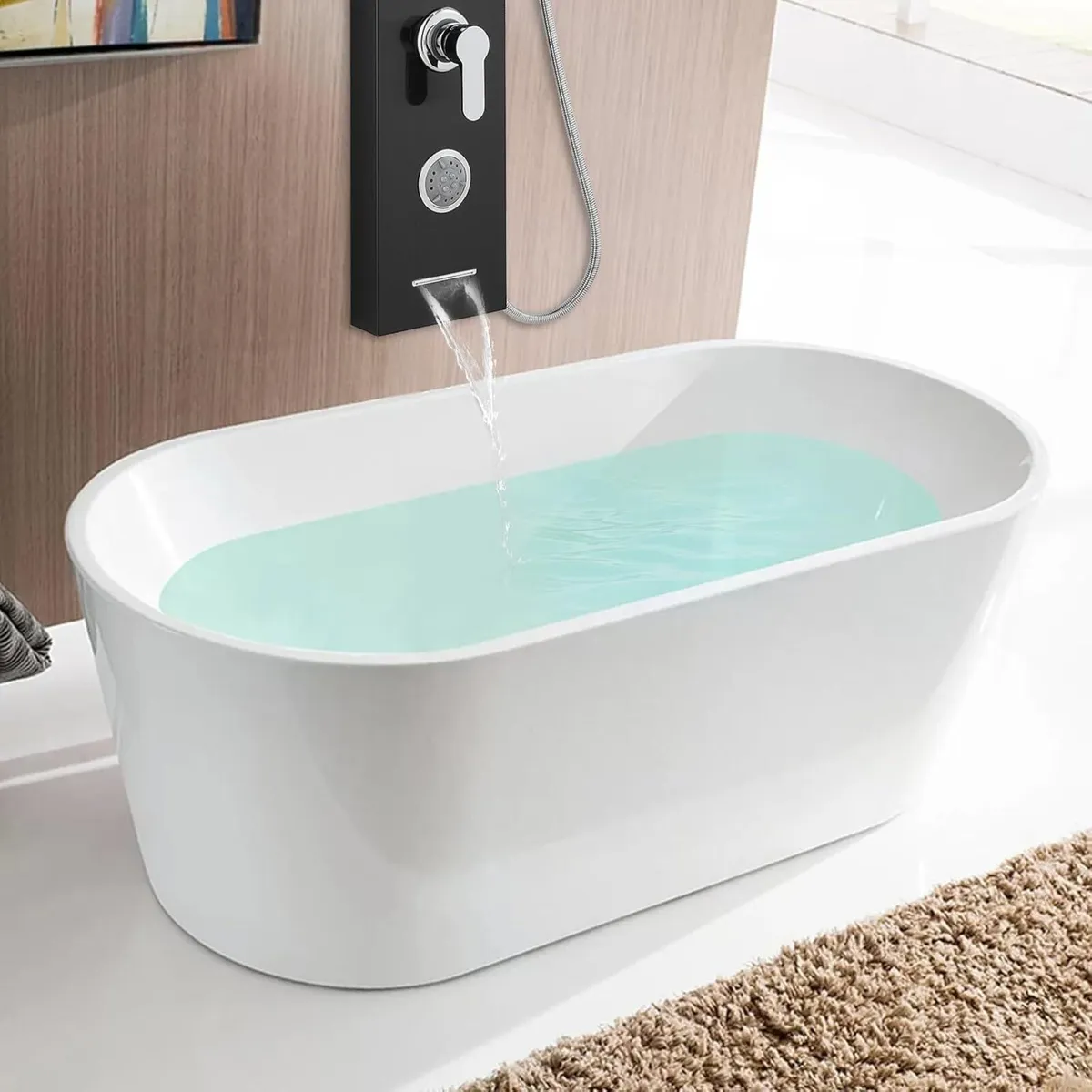 LED Shower Panel Tower System 6 in 1- Waterfall - Image 2