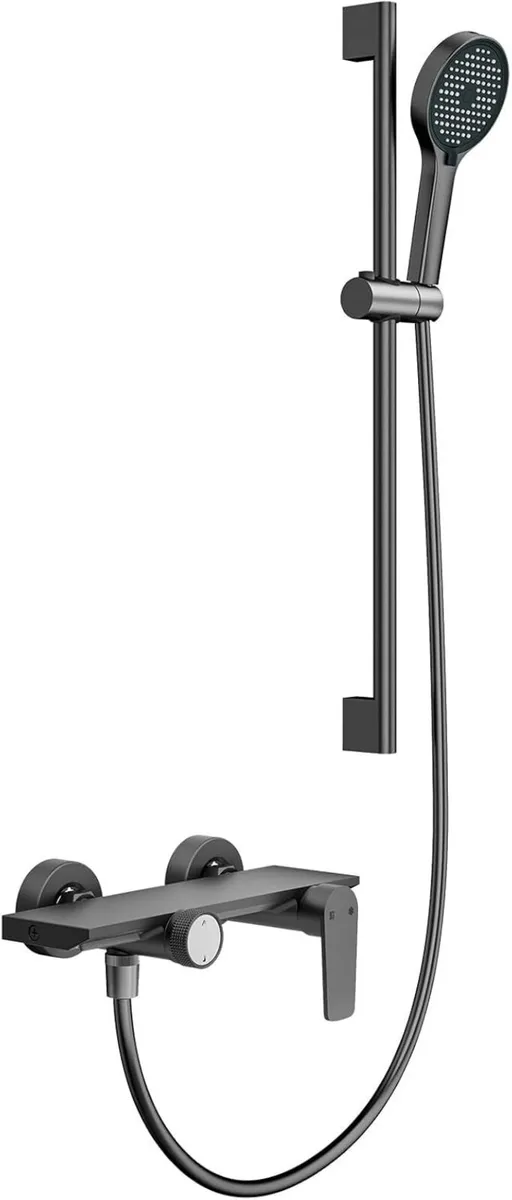 Shower Mixer Bar Kit - 2-Function Set with - Image 1