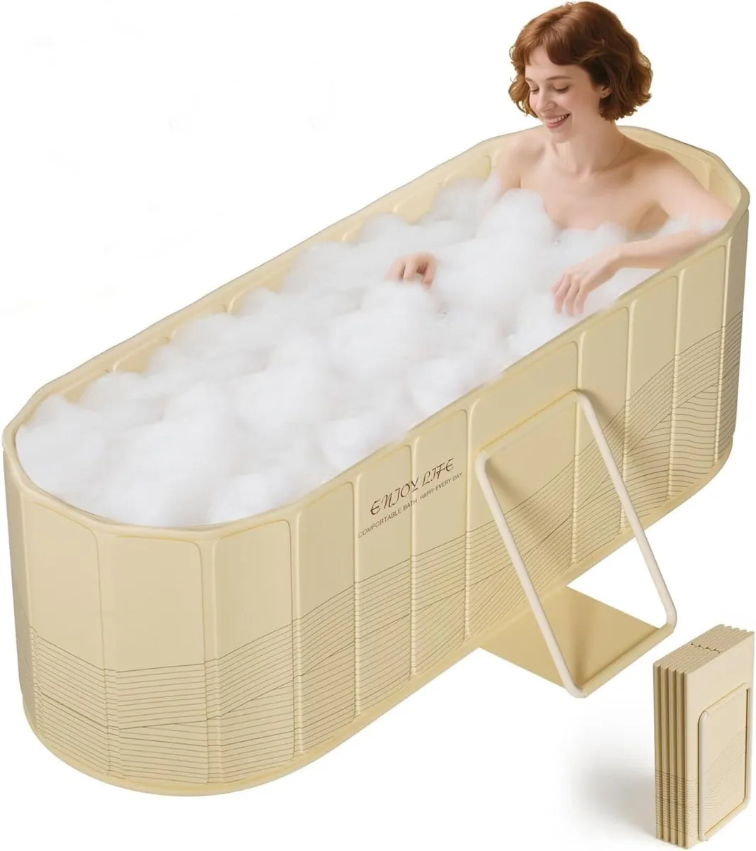 Portable Foldable Bathtub for Adults 2 in 1 Hot - Image 1
