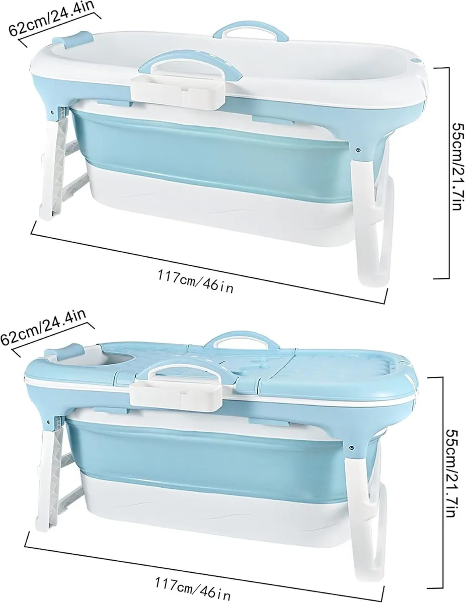 Folding Bathtub for Adults Outdoor ice Bath The - Image 2
