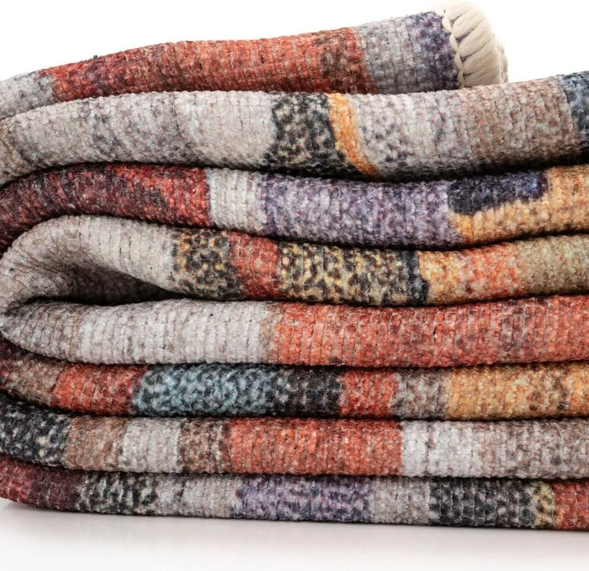 Washable Contemporary Multi Durable Flat Weave - Image 4