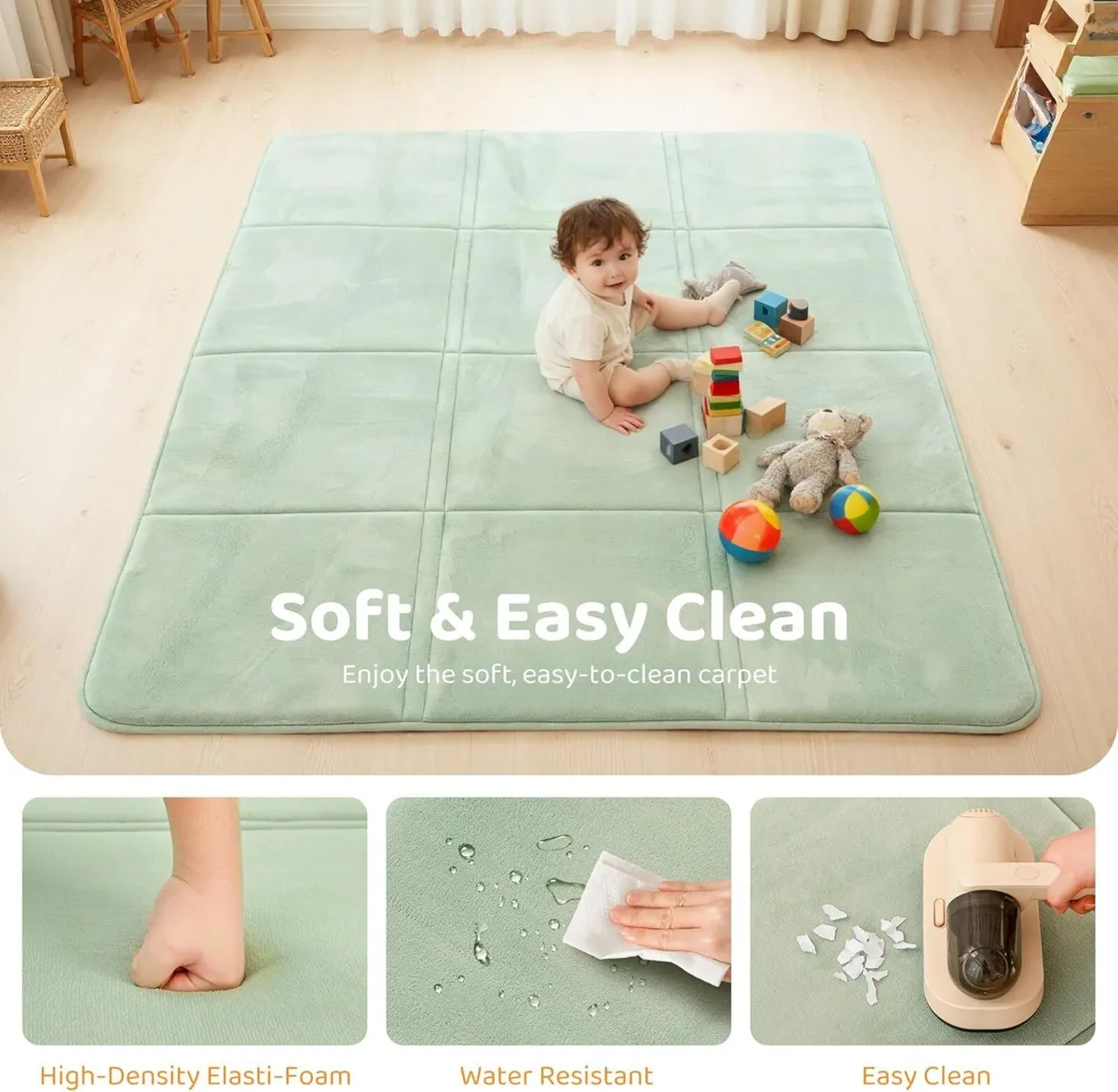 3cm Thick Baby Play Mat for Floor 150 x 200cm - Image 4