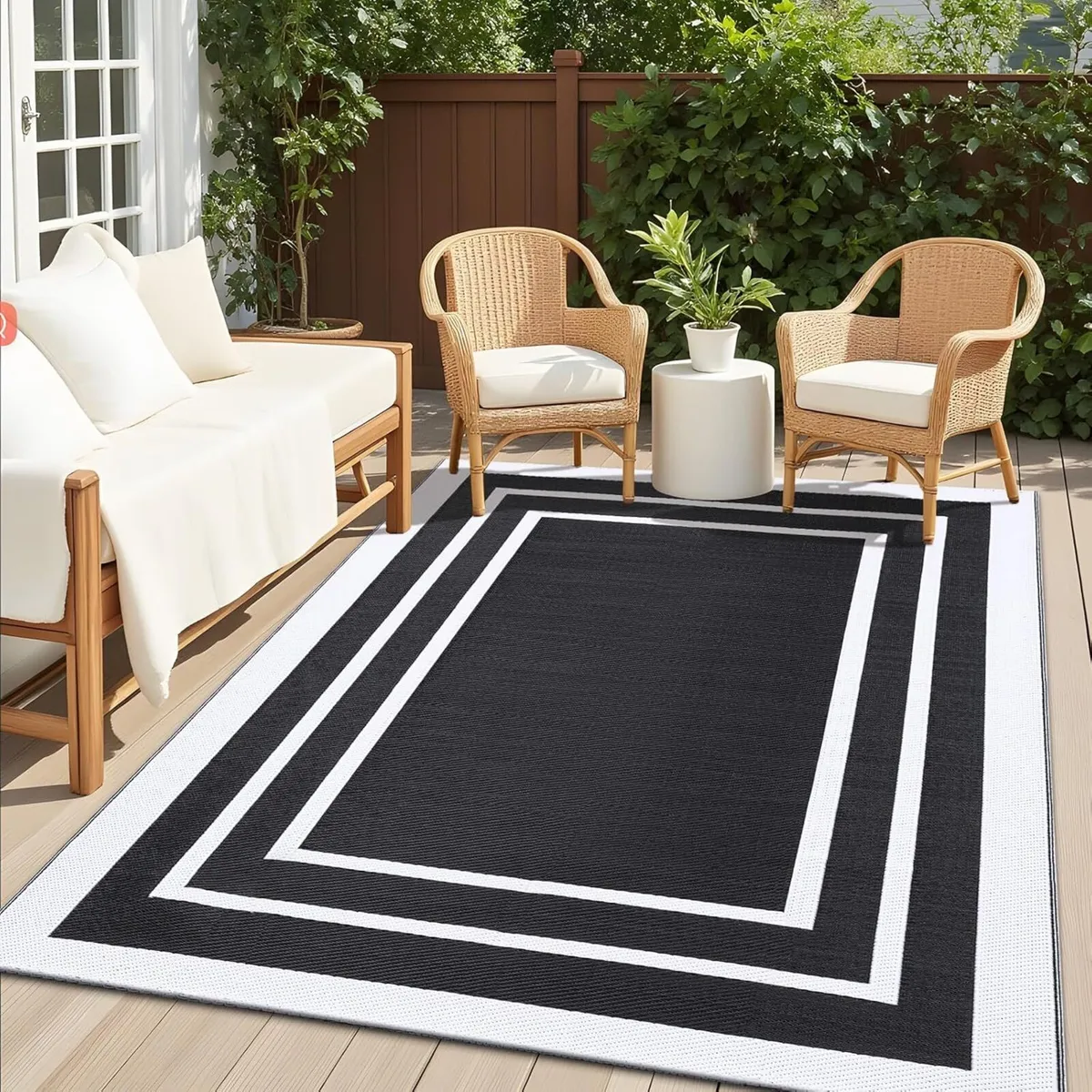 Waterproof Outdoor Rug Anti-slip Reversible UV - Image 1