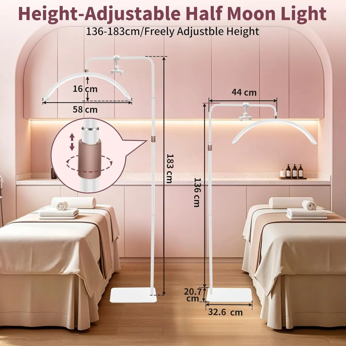 Half Moon Light: Lash Light - 40W 3 Color Modes - Image 4
