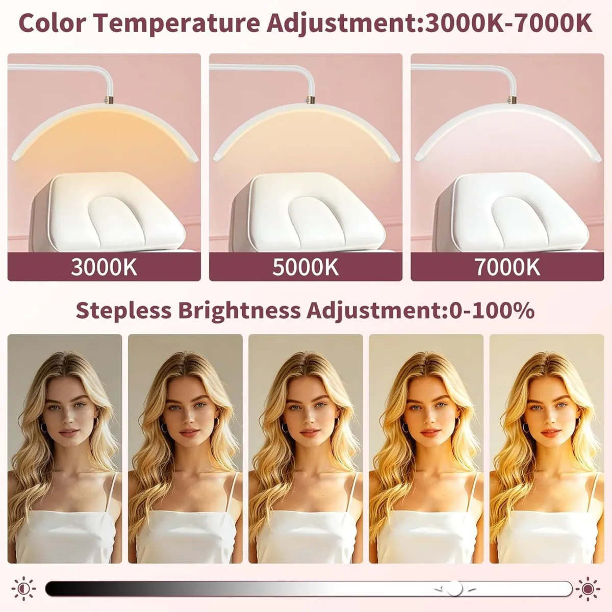 Half Moon Light: Lash Light - 40W 3 Color Modes - Image 3
