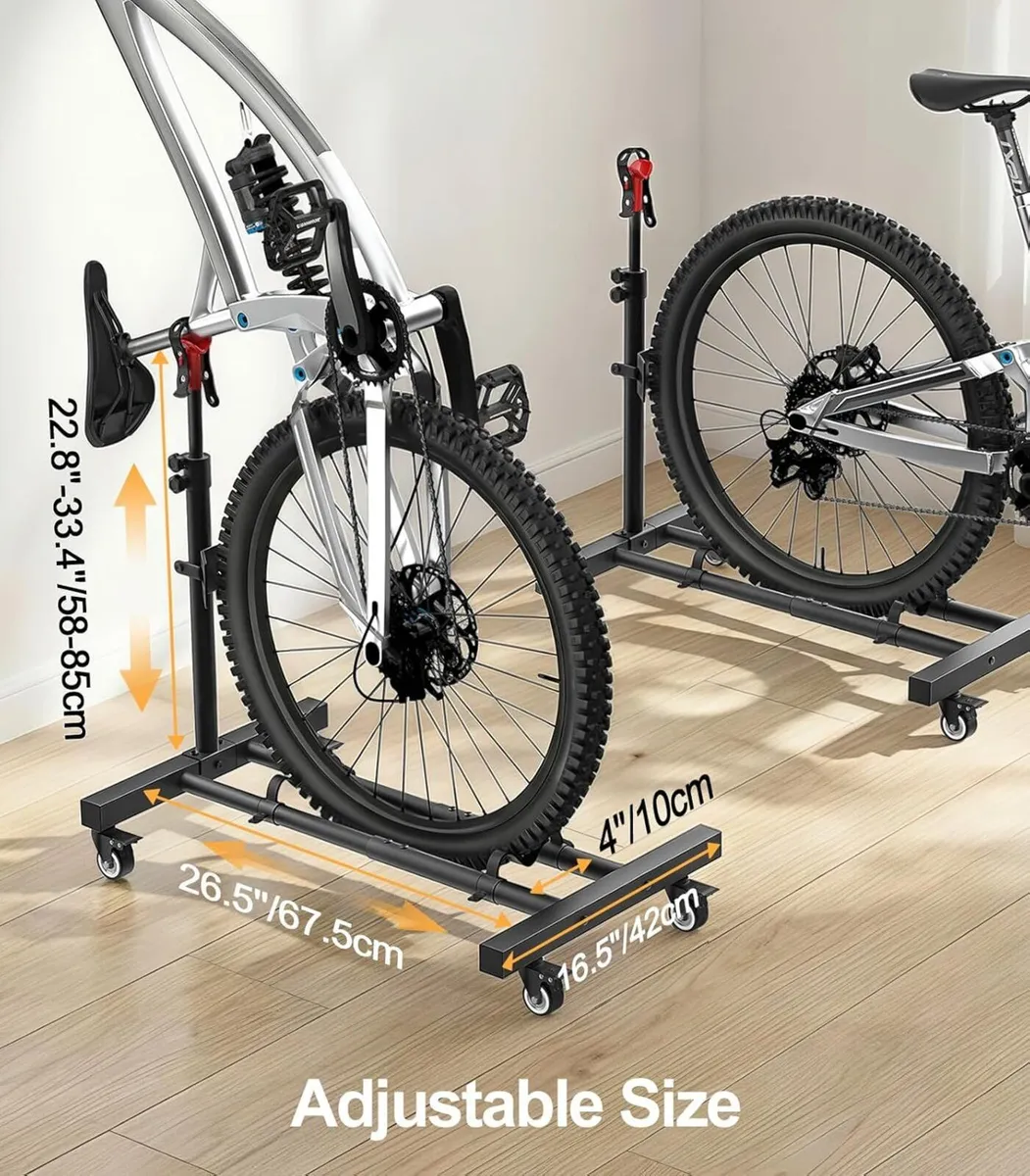 Vertical Bike Stand with 360degreesWheels up to - Image 2