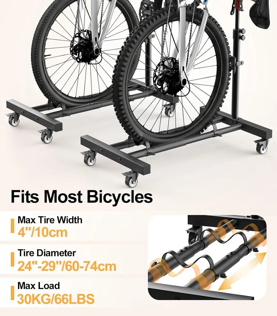 Vertical Bike Stand with 360degreesWheels up to - Image 4