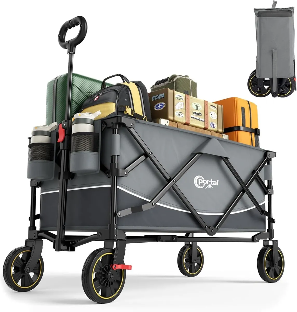 Festival Trolley on Wheels Camping Cart with - Image 1