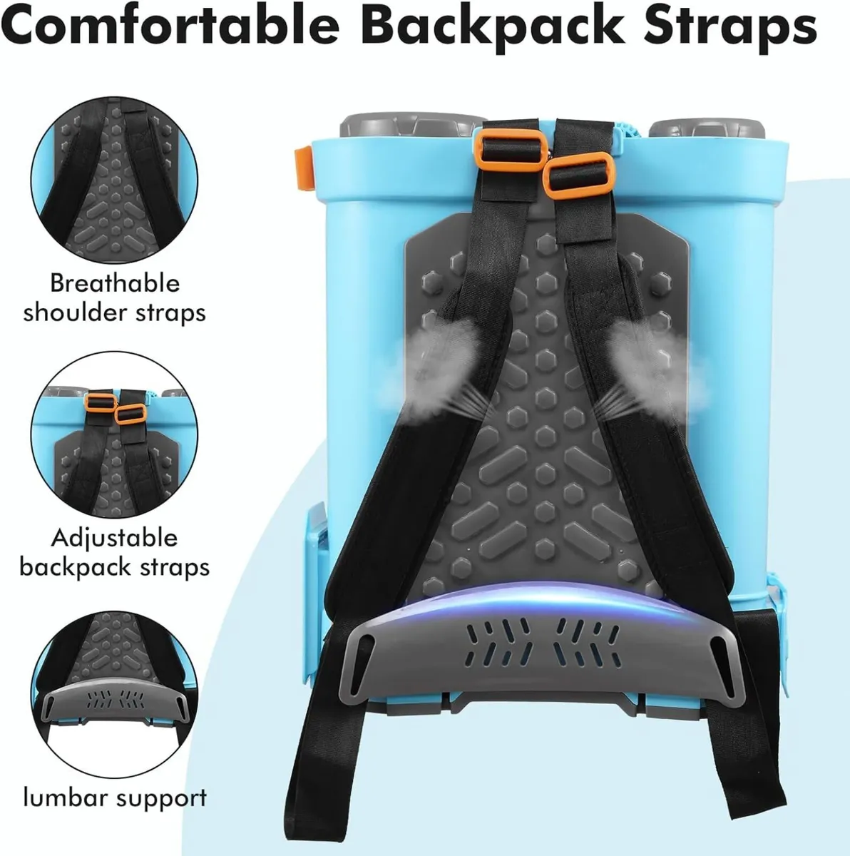 5.2 Gallon Backpack Battery Powered Garden - Image 3
