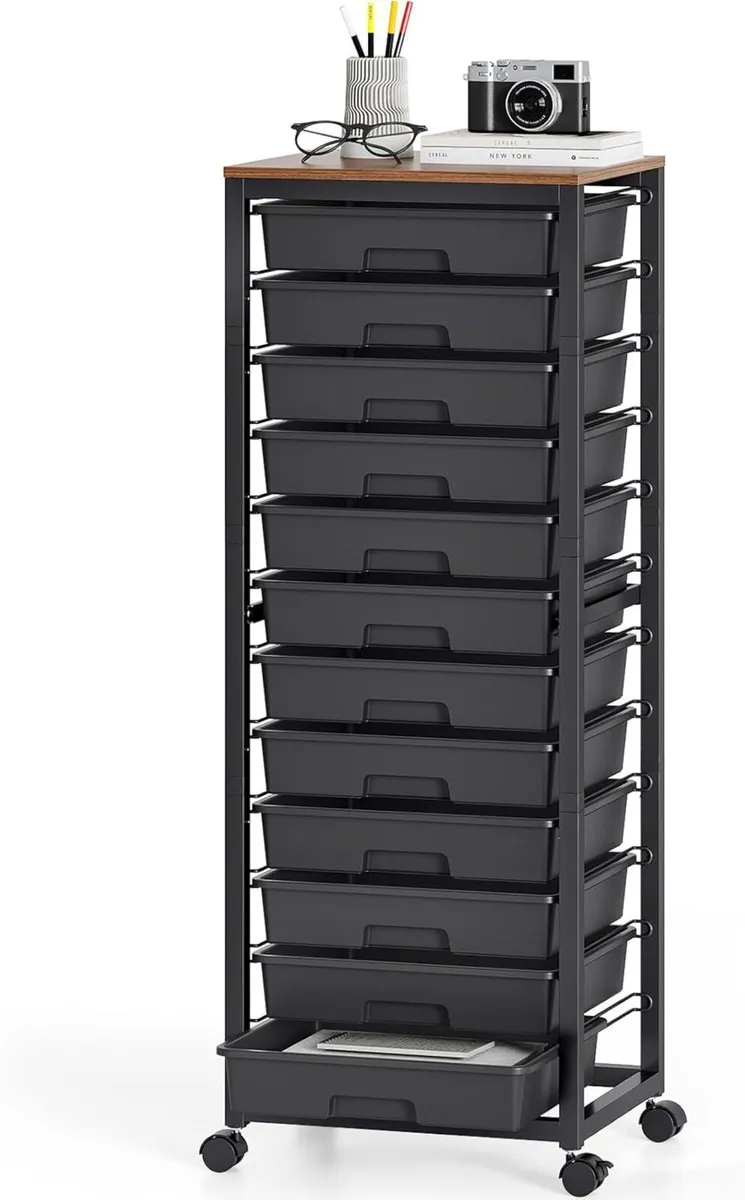 Storage Trolley with 12 Drawers Arts and Crafts - Image 4