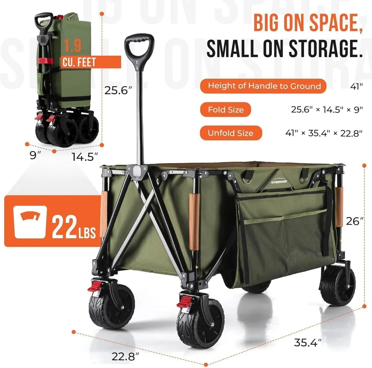 150kg Festival Camping Trolley on Wheels - Heavy - Image 3