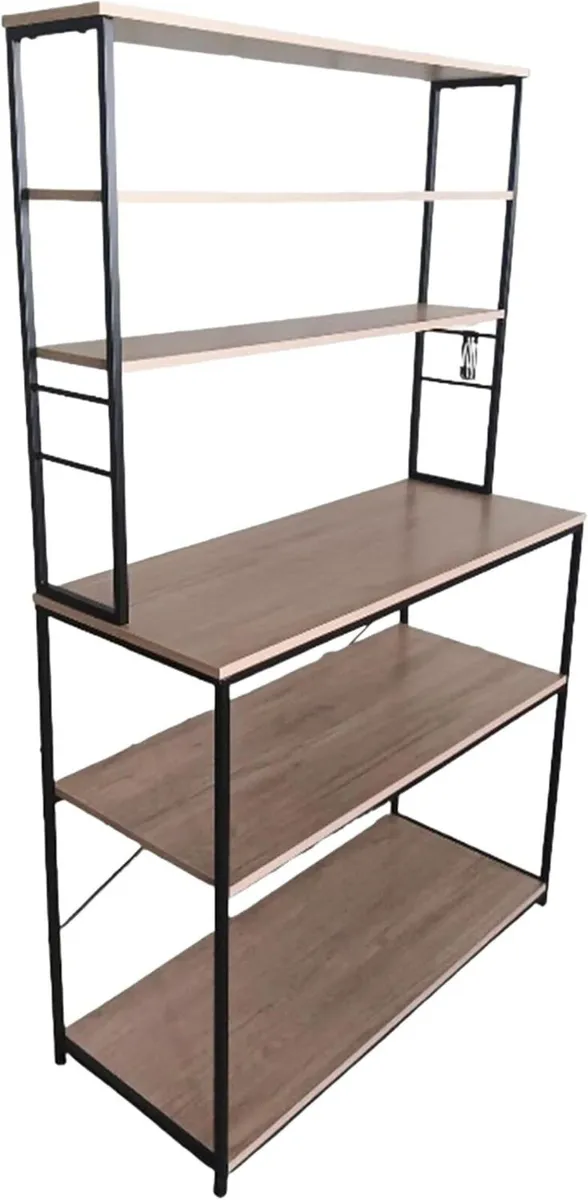 Kitchen Rack with 6 Shelves Worktop 167x100x40cm - Image 1